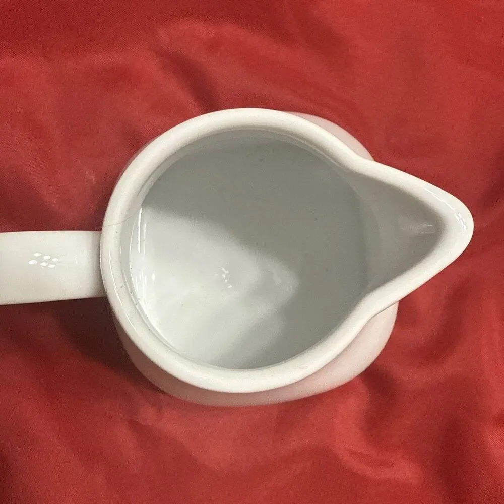 Pier‎ 1 Luminous White Porcelain Creamer Pitcher 3-1/4